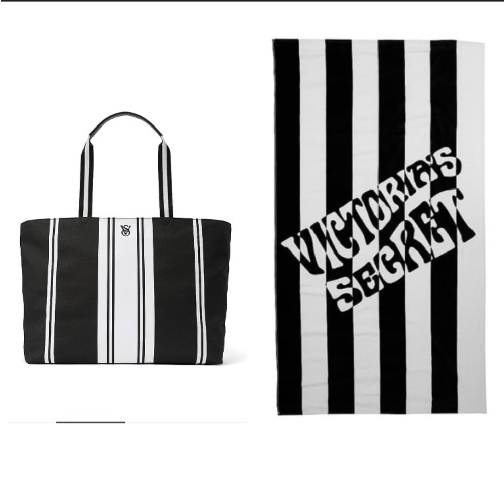 Victoria secret beach tote and towel